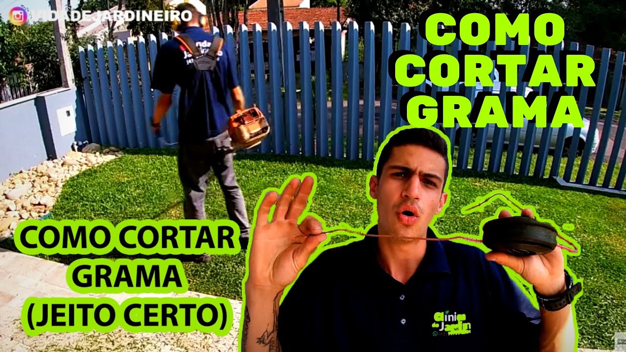 Como cortar grama (JEITO CERTO) | 2023 | Roçadeira - Vida de Jardineiro