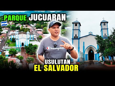 ⛪Distrito JUCUARAN USULUTAN El SALVADOR, Recorrido por el Parque y su IGLESIA🌄