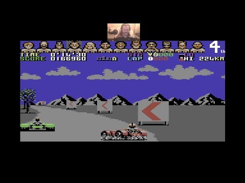Lukozer Retro Game Review - 536 - Power Drift - Commodore 64