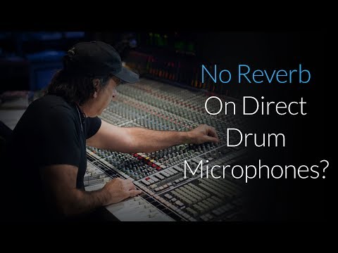 (Drums) No Reverb On Direct Drum Mic | Using Aux Add To Ambient Tracks