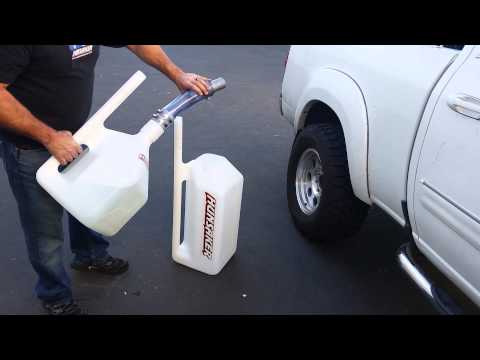 Fuel Jug, 5 Gallon Hunsaker QuikFill Dumpcan