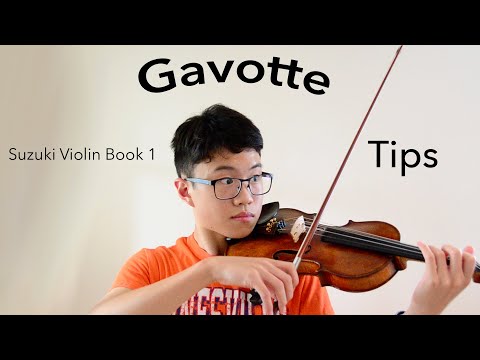 Gavotte | Suzuki Violin Book 1 (Tips)