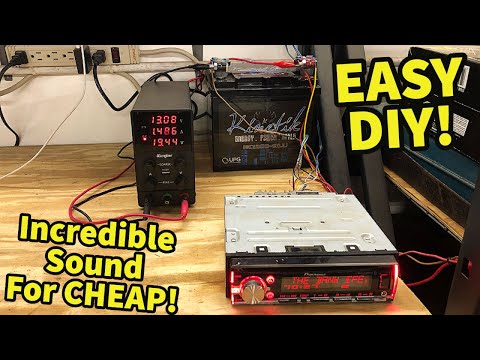 Car Stereo In Your House / Garage! Easy DIY | How To