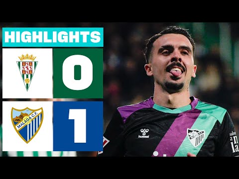 CÓRDOBA CF 0 - 1 MÁLAGA CF | RESUMEN LALIGA HYPERMOTION