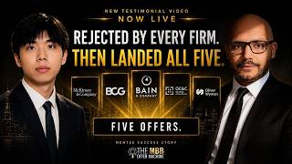 Mentee Lands ALL MBB OFFERS in London: McKinsey + Bain + BCG (+ OW + OC&C) | The MBB Offer Machine™