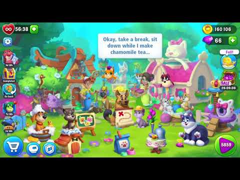 Fishdom 5859 Super Hard Level - 18 moves - NO BooSTERS