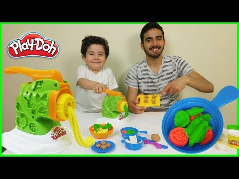 Play Doh Mutfak Seti Açtık, Rengarenk Yemekler Yaptık | Çocuk Oyun Videoları