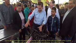 10 MILLONES DE PESOS EN 1500 ACCIONES DE 14 PROGRAMAS SOCIALES EN TODO EL ESTADO DE DURANGO
