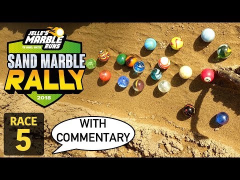 Jelle's Marble Runs: Sand Marble Rally 2018 - Race 5