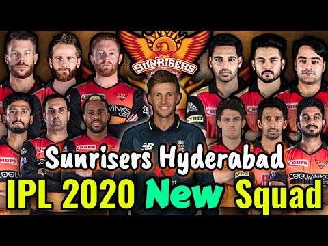 IPL 2020 Sunrisers Hyderabad Final and New Squad | SRH confirmed squad | SRH Players List 2020