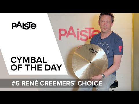PAISTE "Cymbal of the Day" - #5 René Creemers' choice (GER)