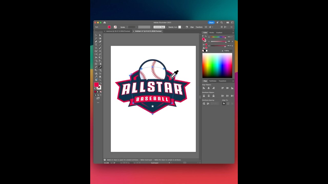 Sports Logo Designs in Adobe Illustrator
