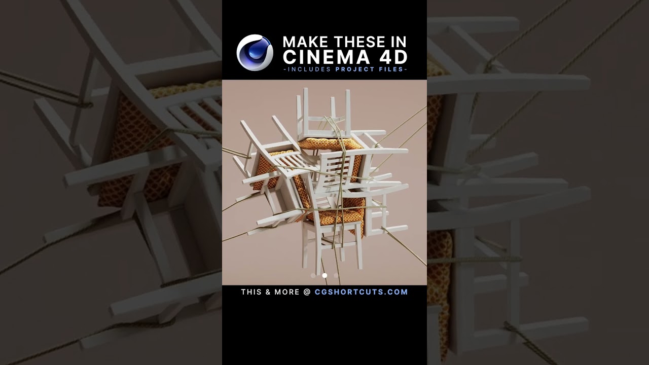 Wrapping Objects with Rope in Cinema 4D⭐Members Only Tutorial + Project File