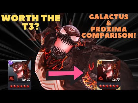 LVL 70 vs T3 ABSOLUTE CARNAGE (F2P Edition) HOW MUCH BETTER?! GALACTUS GBR & PROXIMA 75 - MFF