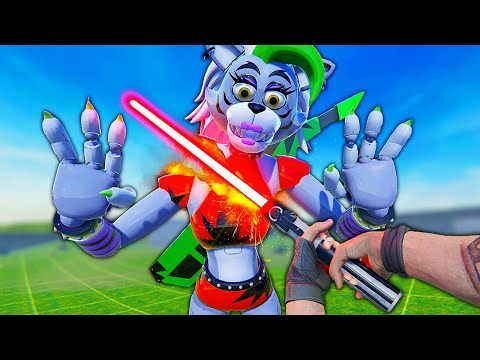 Using a LIGHTSABER to Slice FNAF Animatronics - Bonelab Mods