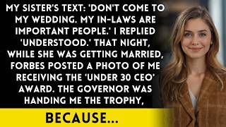 Download lagu Sister Texted 'Don't Come To My Wedding You'll Embarrass Us' Until She Saw Who I Was With That Night mp3