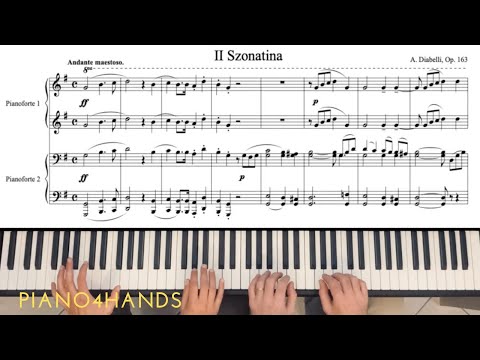 A. Diabelli - Sonatina No.2 in G major op. 163 (Piano 4 Hands)