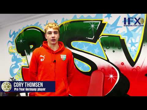Baiersdorfer SV player Cory Thomsen on PRO IFX GERMANY program