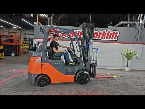 TOYOTA 8-Series 8FGCU30 6,000lb LP Propane #CU30 - Forklift for Sale
