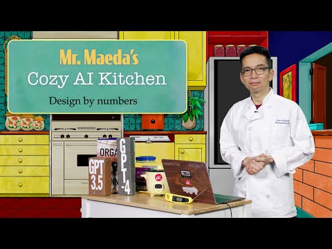 Design by numbers, on Mr. Maeda's Cozy AI Kitchen