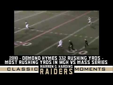 WGH Classic Moments - 2010 - Demond Hymes 332 Rushing Yrds - Most Rushing Yrds in WGH vs MASs Serie