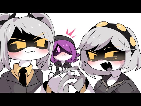 J and V TORTURE Tiny Uzi!? (Murder Drones Comic Dub)