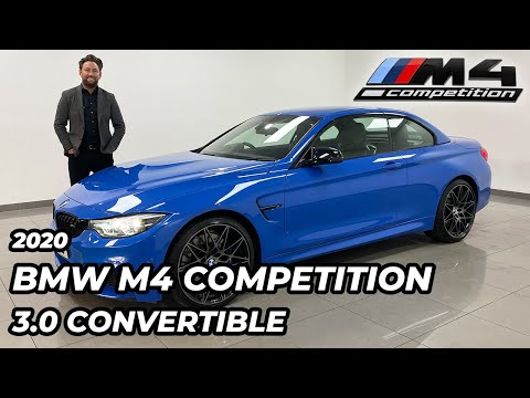 Santorini Blue 2020 BMW M4 3.0 Competition Convertible