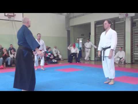 Śląska Liga Karate seniorzy kumite Michał Sowa Grzegorz Jęsiek