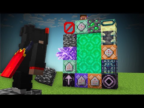 EU COLETEI OS BLOCOS MAIS RAROS DO MINECRAFT!!!