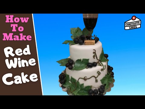 Red Wine Chocolate Cake Recipe Tutorial