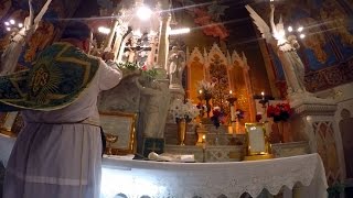 I Film GoPro Tridentine Catholic Mass at St  Albertus as Altar Server in Detroit