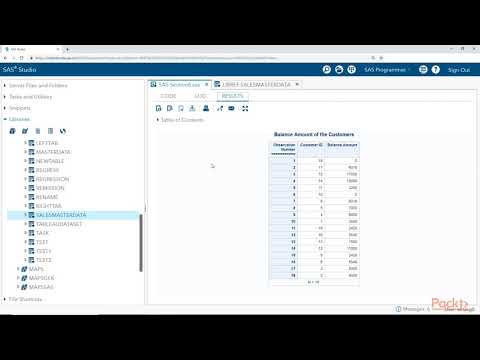 SAS in Practice The Course Overview|packtpub com