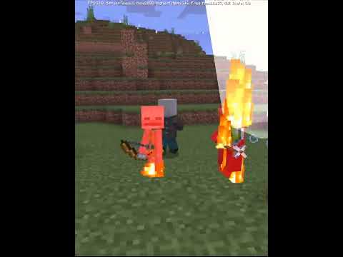 Me, Skeleton and Vindicator vs Witch with cursed potions! - OpTube Minecraft n30114
