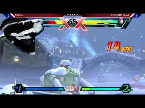 UMVC3 Semis @ Civil War 5 - FNEX EMP KBrad vs TM|Rein