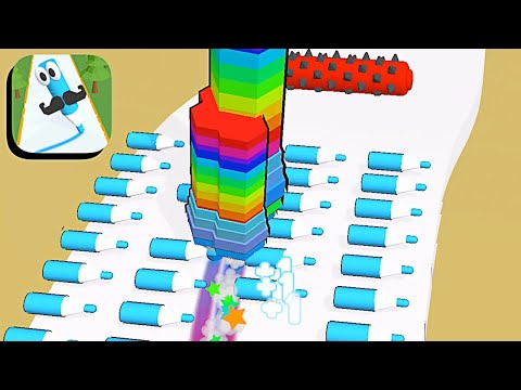 Crayon Rush 3D ​- All Levels Gameplay Android,ios (Levels 282-283)