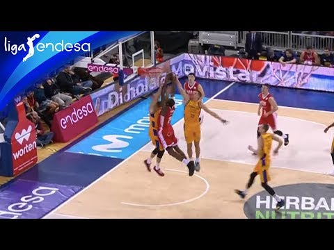 ¡Increíble tapón de RABASEDA a TUMBA! | Liga Endesa