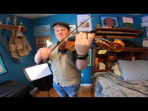Winthrop Maine fiddler Owen Kennedy plays "Hangman's."