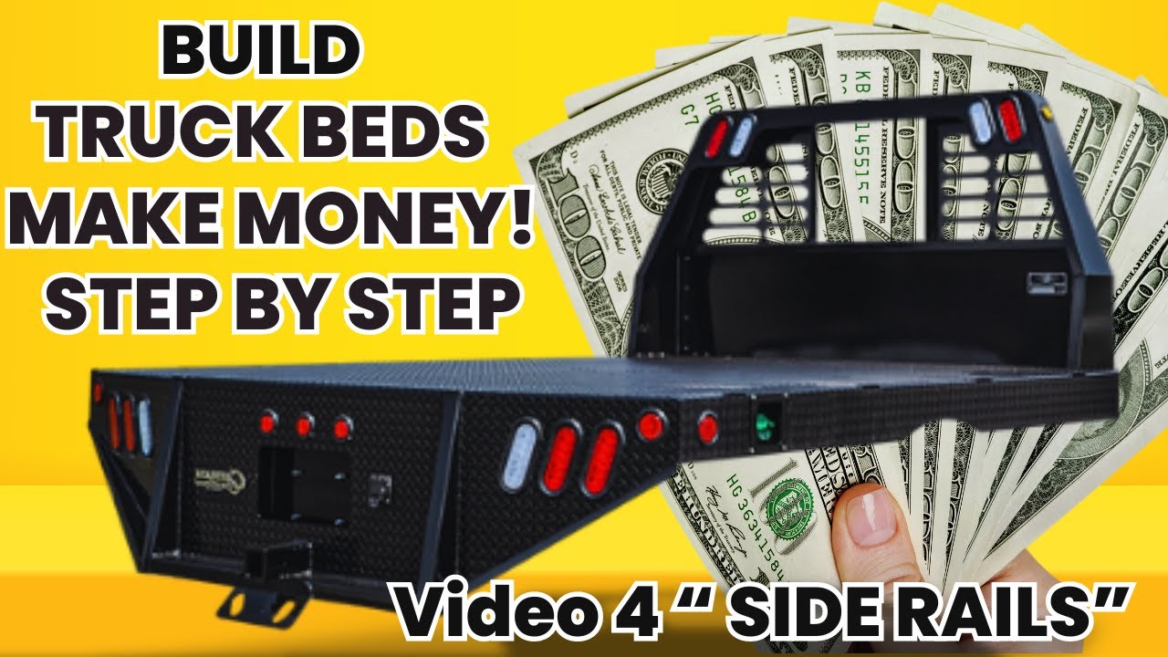 Truck flatbed build video 4 - side rails