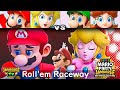 Super Mario Party Jamboree TV Mario And Peach Vs Luigi And Daisy In Roll Em Raceway