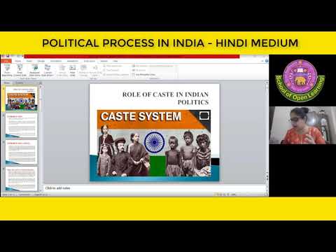 POLITICAL PROCESS IN INDIA - HINDI MEDIUM By - AVNEET KAUR