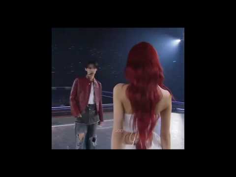 yeonjun after eyes contact with yuna 💕👑 #yeonjun #yuna #itzy #txt #sbs2023 #moment #fypシ