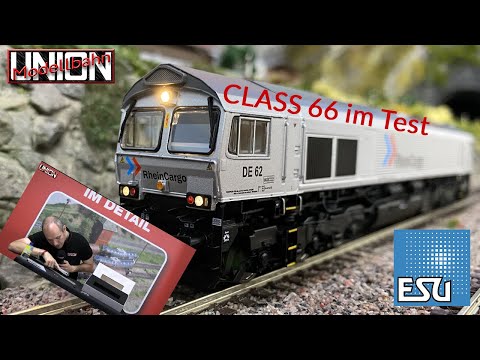 Diesellok Class 66 mit Lastabhängigem und lüfterbasiertem Rauch-Erzeuger - ESU - Spur H0 1:87