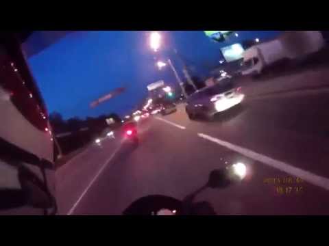 Aggressive Bikers Attack and get PayBack, road rage car revenge 2015