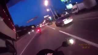 Aggressive Bikers Attack and get PayBack, road rage car revenge 2015