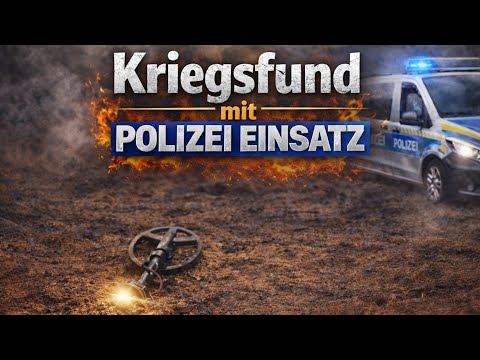 Fund aus dem KRIEG mit Polizei Einsatz
