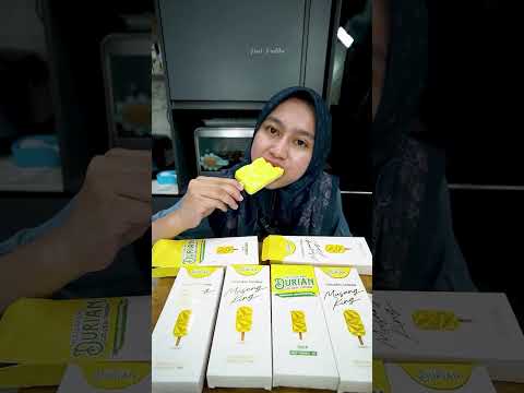 Eskrim Durian. Part2 #kulinerindonesia #kulinerbatam