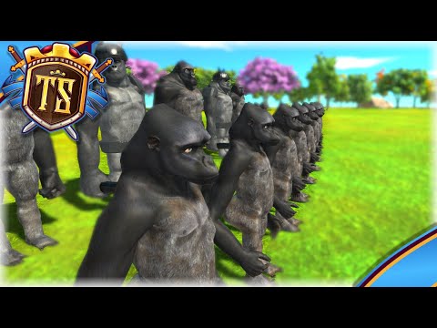 ABERNES TID ER KOMMET, DE OVERTAGER ALT! | Dansk Animal Revolt Battle Simulator med @TortenSkjold