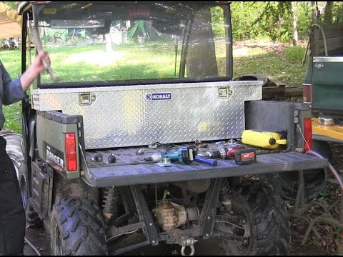 Installing a Toolbox in the Bed of a Polaris Ranger