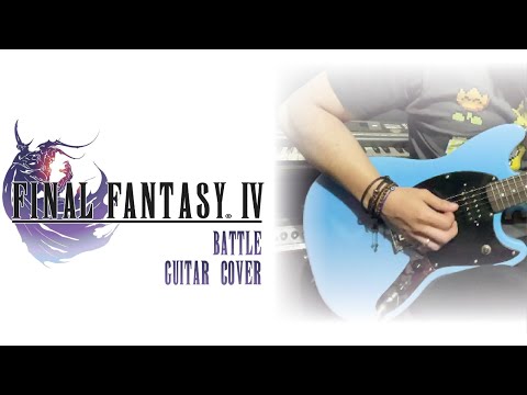 FINAL FANTASY IV Battle Theme GUITAR COVER