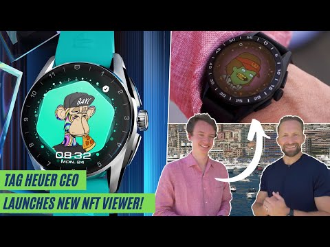 TAG Heuer announce "first and best" NFT Viewer now available on Calibre E4 Connected Watches